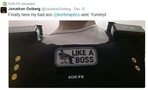 @KorFXHaptics riprese d'azione